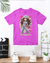 Girl Pink Printed T-Shirt