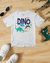 Dino white Printed T-Shirt