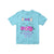 Happy Cat Printed T-Shirt For Girls