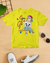 Super Girl yellow for girls Printed T-Shirt