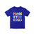 Monster Squad Royal Blue Printed T-Shirt