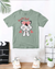 Beauty GirlLight Green For GirlsPrinted T-Shirt